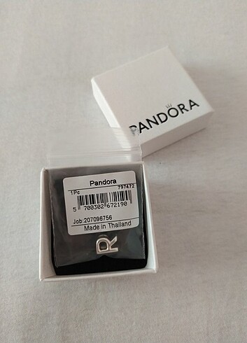 R harf pandora charm 