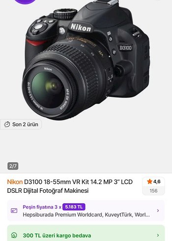 Nikon Siyah Dijital Fotoğraf Makinesi - Görsel 8