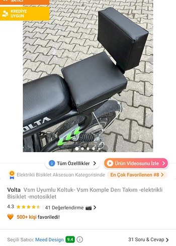 volta elektrikli bisiklet - Görsel 8