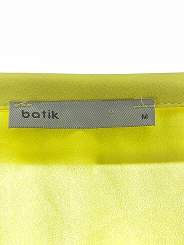 m Beden sarı Renk Batik Gömlek %70 İndirimli.