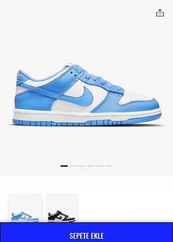 Nike Mavi Düz Desen Blok Topuklu Kadın Spor Ayakkabı