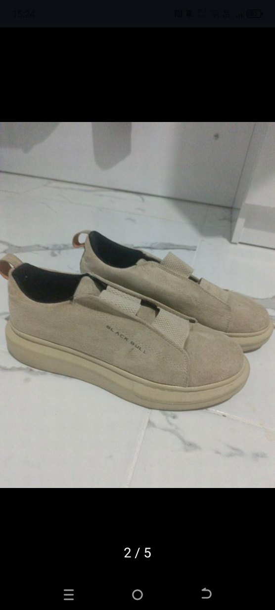 Bej Süet Erkek Günlük Ayakkabı - Görsel 2