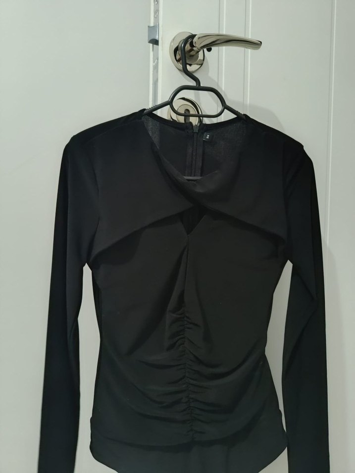 kadin bluz dekorteli - Görsel 2