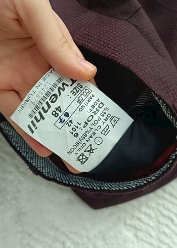 Bordo Regular Fit Erkek Pantolon - Görsel 3