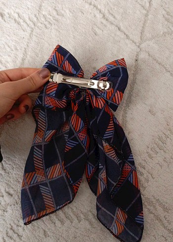 Çok Renkli Bohem Fiyonk Saç Aksesuarı - Görsel 2