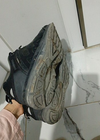 Erkek Siyah Spor Outdoor Ayakkabı Velcro - Görsel 3