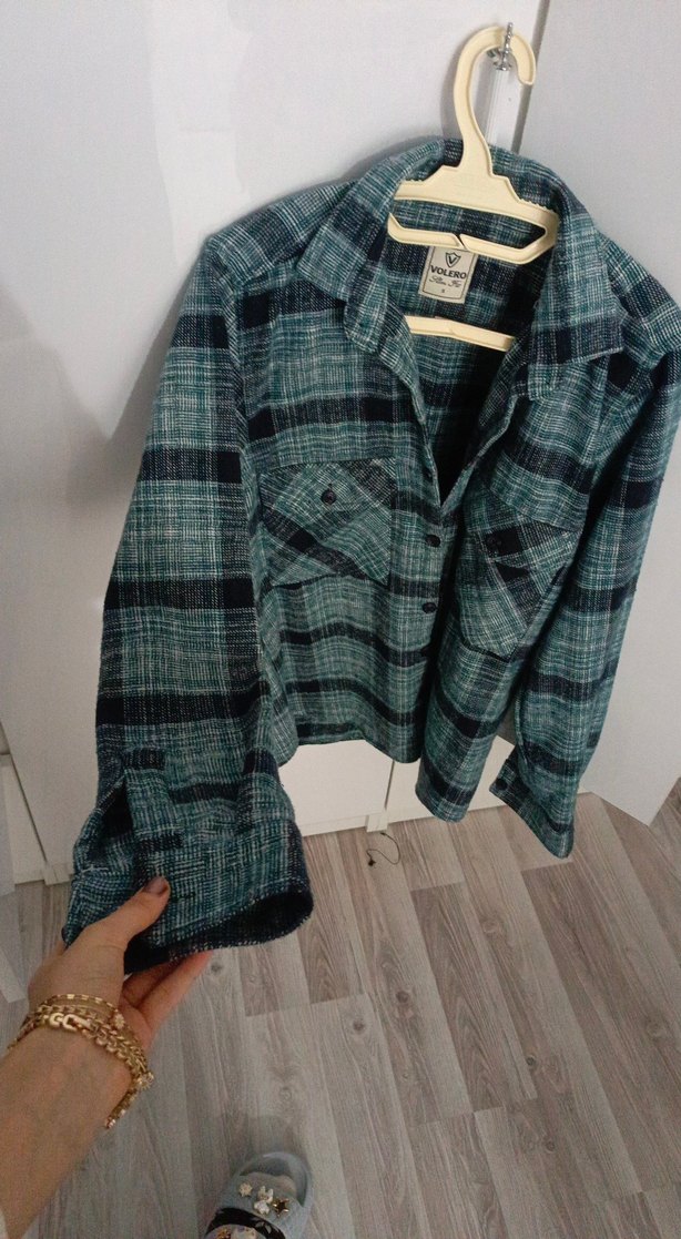 Gri Düğmeli Uzun Kollu erkek Yün Ceket - Görsel 2