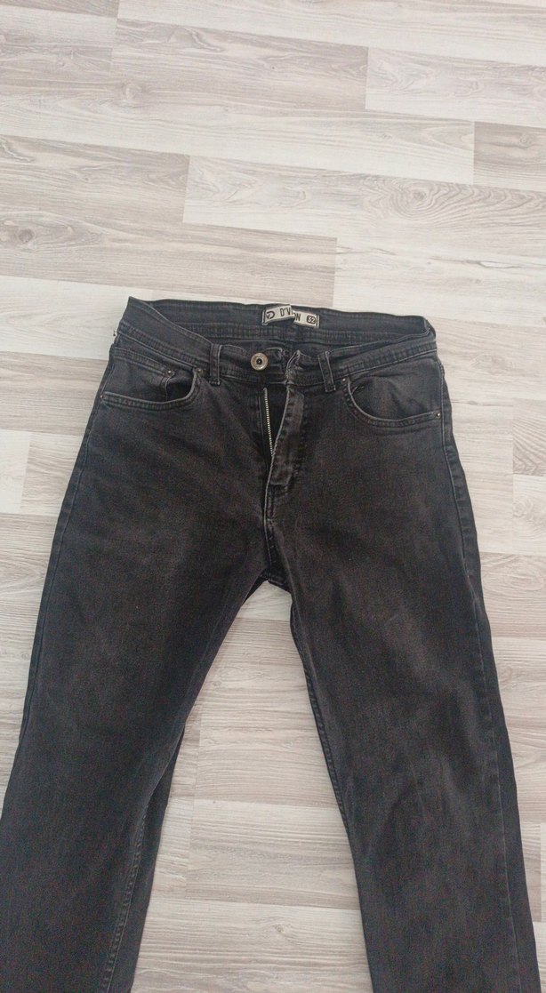 Gri Erkek Denim Pantolon Regular Fit - Görsel 2