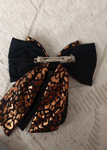 Parlak Kahverengi Leopar Desenli Fiyonk - Görsel 2