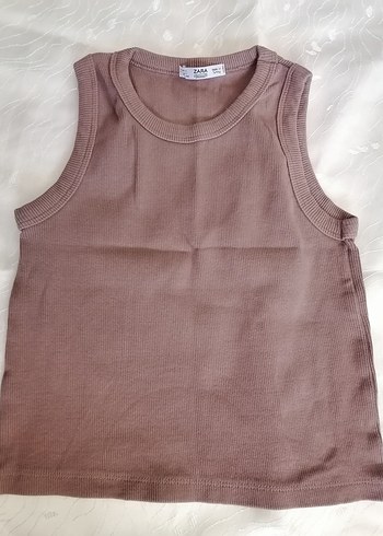 Kahverengi bayan crop - Görsel 2