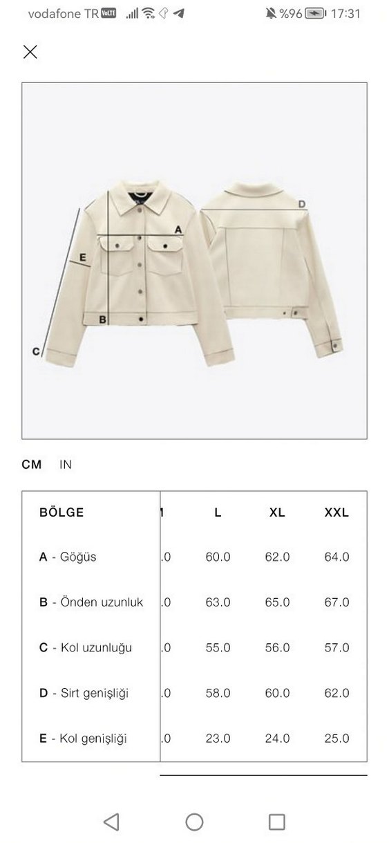 Zara suni yünlü Ceket - Görsel 4