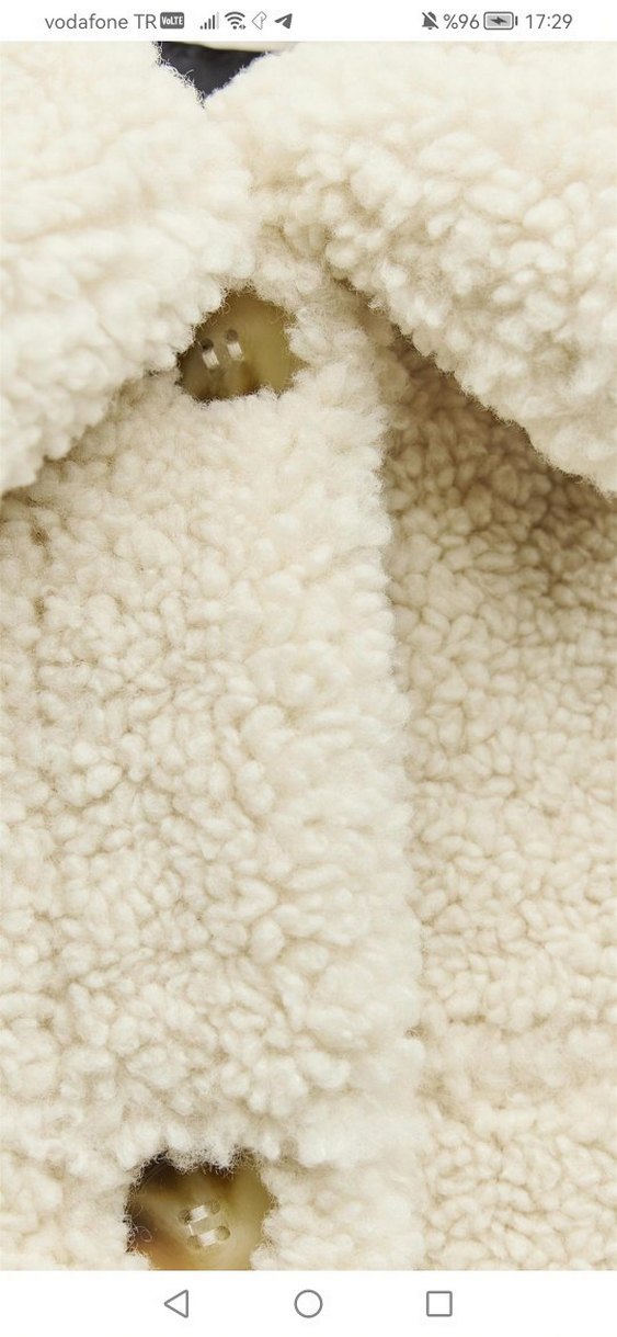 Zara suni yünlü Ceket - Görsel 3