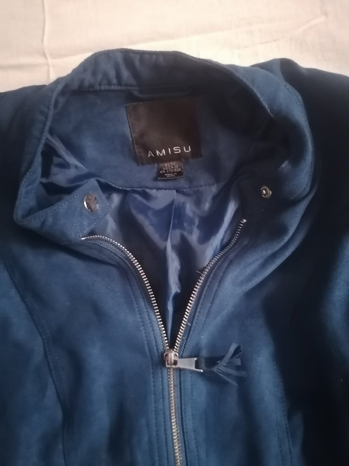 Lacivert Süet Kadın  Ceket - Görsel 3