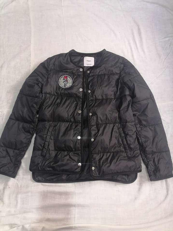 Mango Düğmeli Siyah Kadın Ceket - Görsel 2