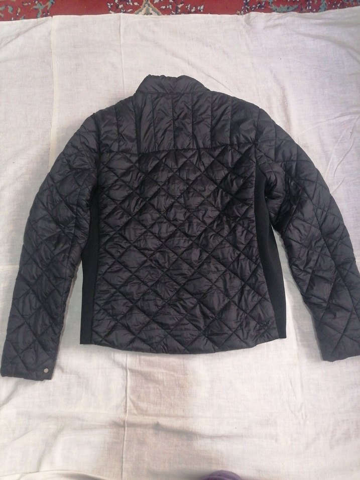 Mango Fermuarlı Siyah Kadın Mont - Görsel 4