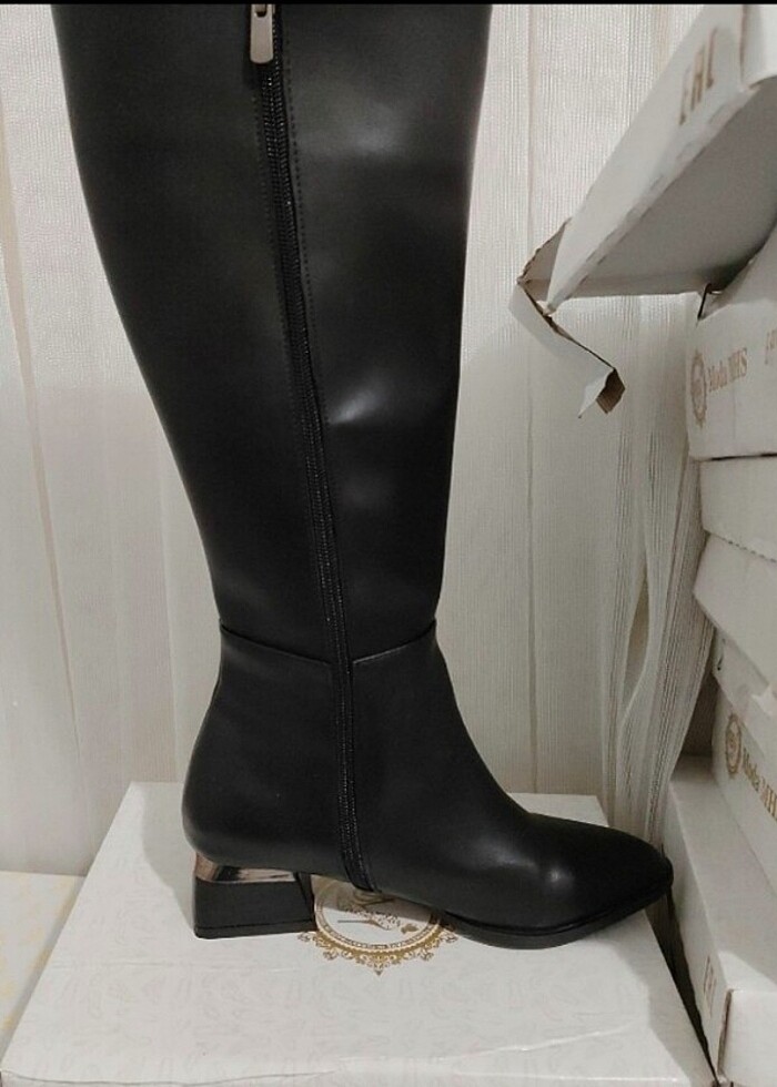 Siyah çizme  - Görsel 2