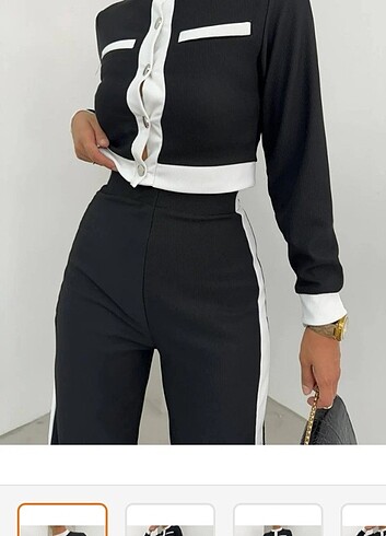 Takım siyah beyaz  - Görsel 2