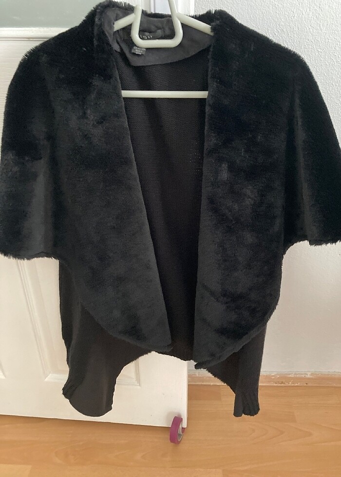 Kendinden şal yaka yelek - Görsel 3