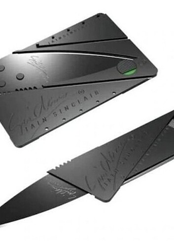 Cardsharp kredi kartı şeklinde bıçak