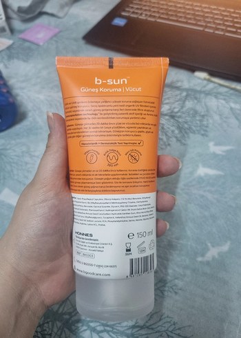 b-sun SPF 30 Vücut Güneş Koruyucu - Görsel 2