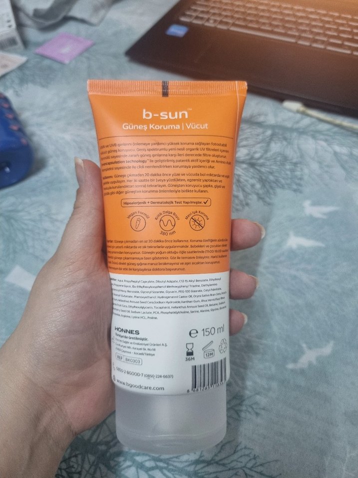 b-sun SPF 30 Vücut Güneş Koruyucu - Görsel 2