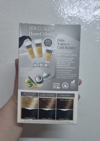  Beden Sea Color Evde Saç Boyası Gece Mavisi 1.1