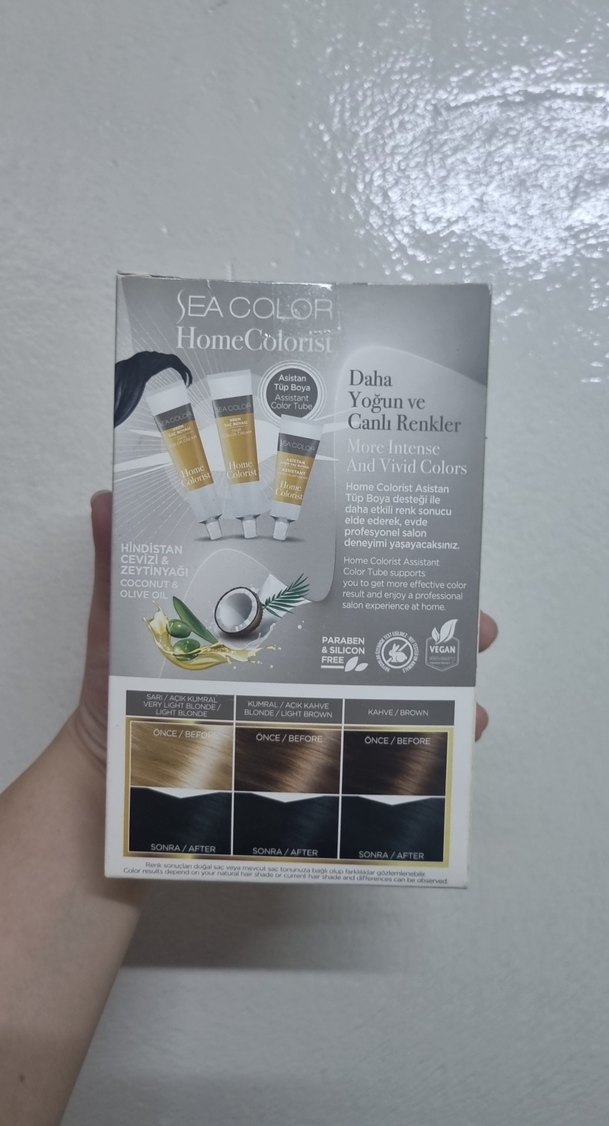 Sea Color Evde Saç Boyası Gece Mavisi 1.1 - Görsel 3