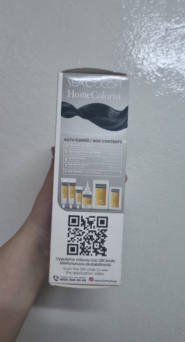 Sea Color Evde Saç Boyası Gece Mavisi 1.1 - Görsel 2