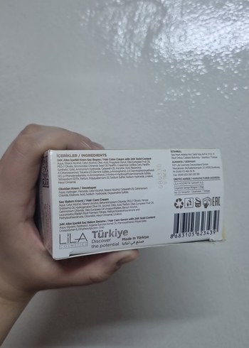 24K Gold Saç Boyası 0.01 Saf Gri - Görsel 5