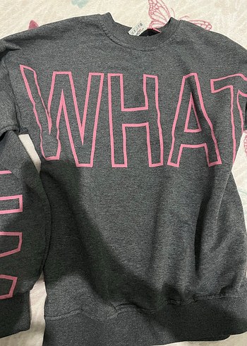 Gri çocuk Triko Sweatshirt Uzun Kollu