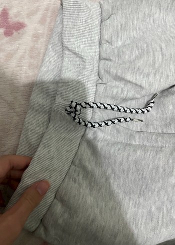 10 Yaş Beden gri Renk Gri çocuk Pamuklu Eşofman Altı