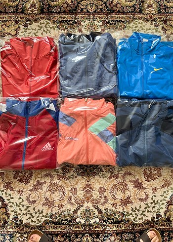 Nike unisex Mavi Fermuarlı Sweatshirt - Görsel 3