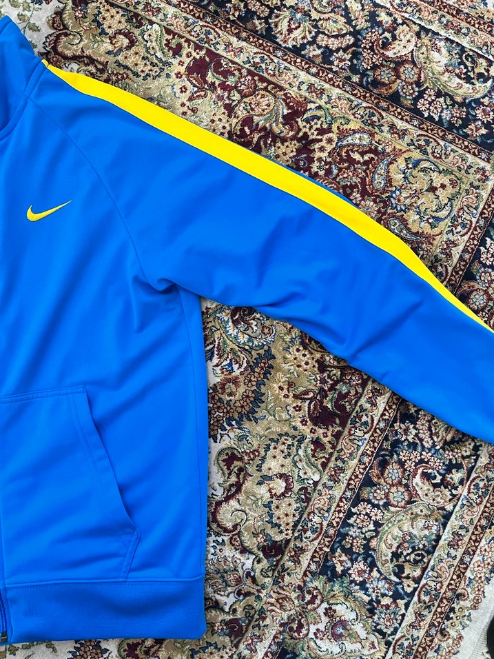 Nike unisex Mavi Fermuarlı Sweatshirt - Görsel 2