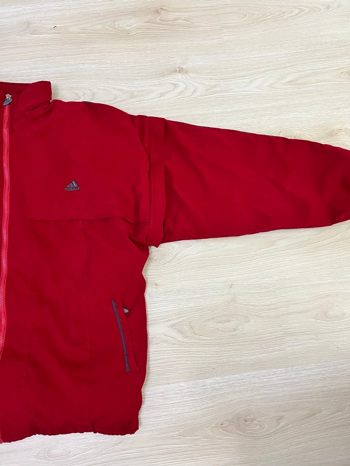 Kırmızı Fermuarlı Erkek Rüzgarlık - Görsel 2