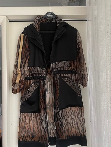#ceket #tül #leopar
