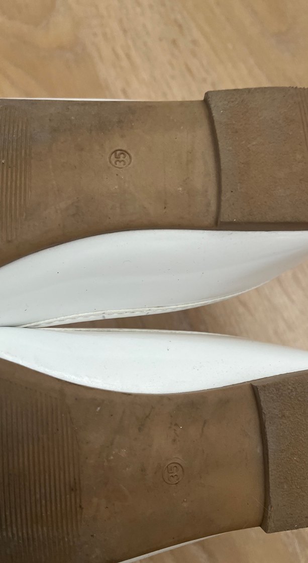 Kız Çocuk Beyaz Fiyonklu Babet Ayakkabı - Görsel 3