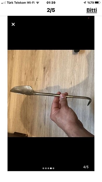 Ayakkabı imalatında kullanılan kaşık..
