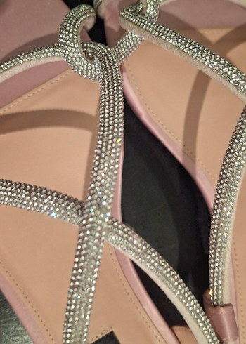 Nine West Nine West Pembe Kadın Dolgu Topuklu Sandalet