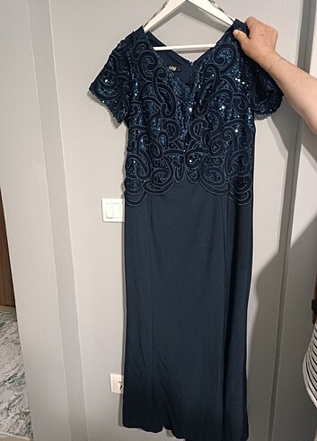 xl Beden lacivert Renk Abiye