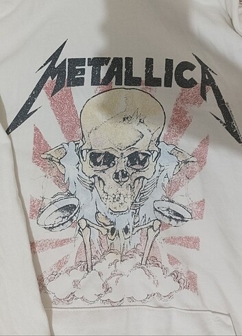 Metallica Sweatshirt Kapüşonlu