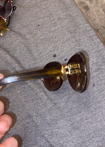 Şeffaf Kahverengi Kadın Güneş Gözlüğü - Görsel 2