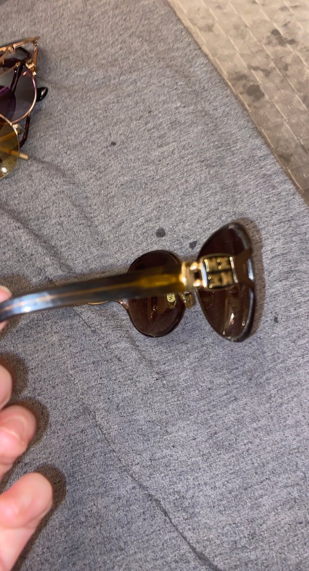Şeffaf Kahverengi Kadın Güneş Gözlüğü - Görsel 2