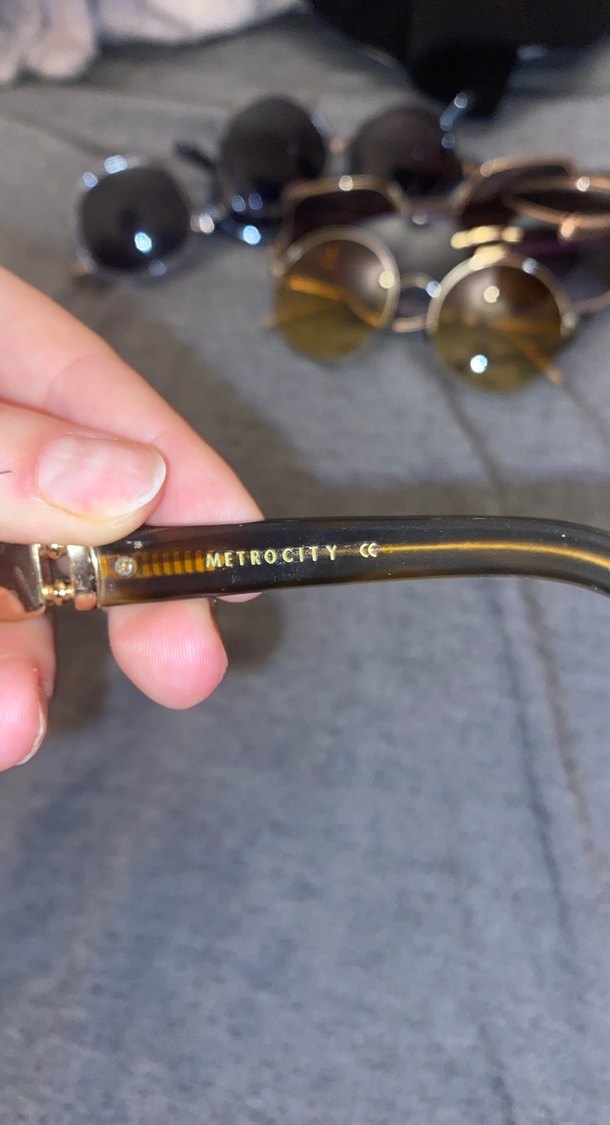 Şeffaf Kahverengi Kadın Güneş Gözlüğü - Görsel 3