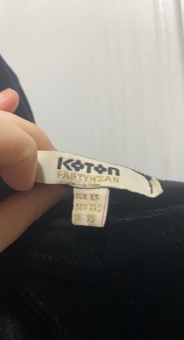 Siyah Uzun Kollu V Yaka Drapeli Abiye Elbise - Görsel 2