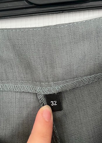 wide leg pilili dokuma pantolon