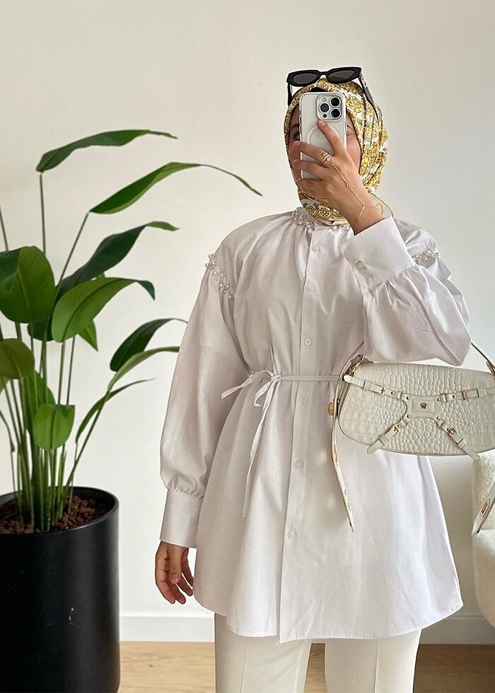 İncili gömlek - Görsel 2