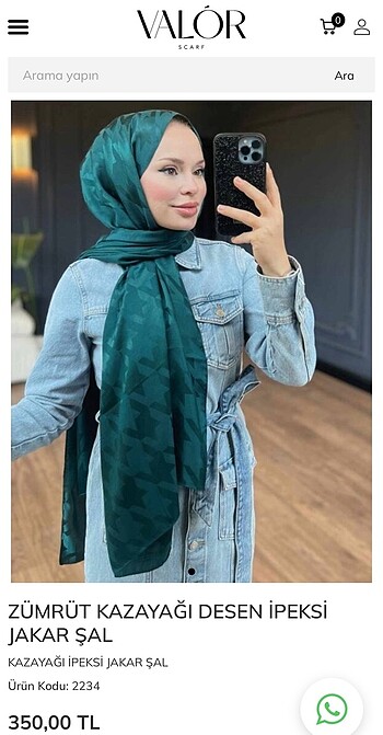 Valorscarf şal