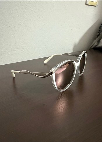 Dior orijinal aynalı beyaz güneş gözlüğü - Görsel 6
