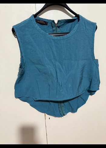 ZARA muadili askılı iki parçalı keten tulum - Görsel 8