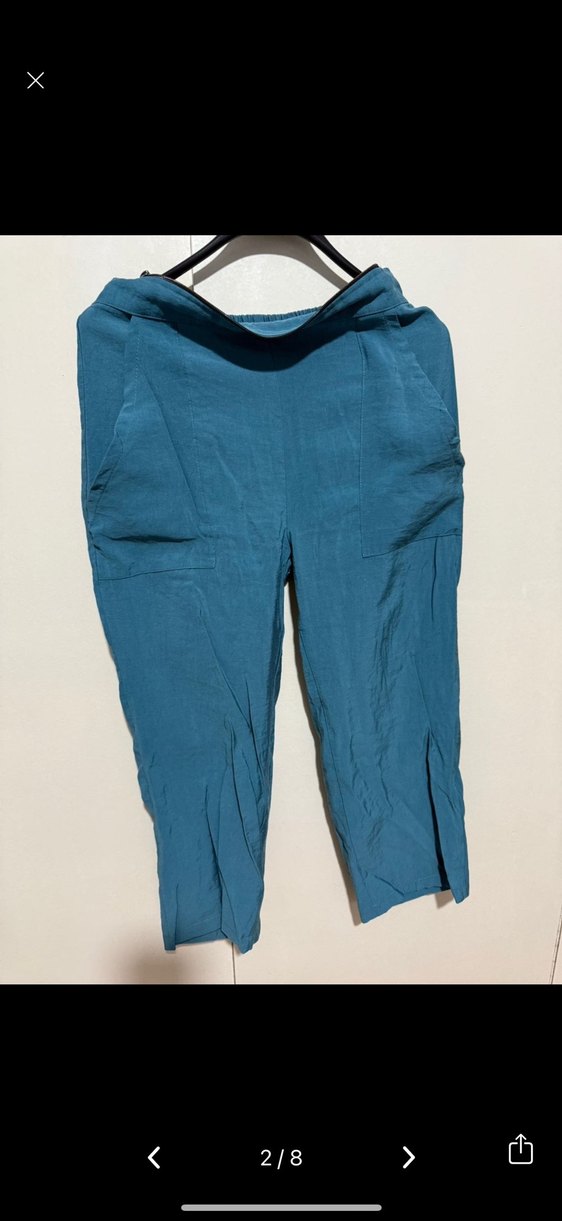 ZARA muadili askılı iki parçalı keten tulum - Görsel 3